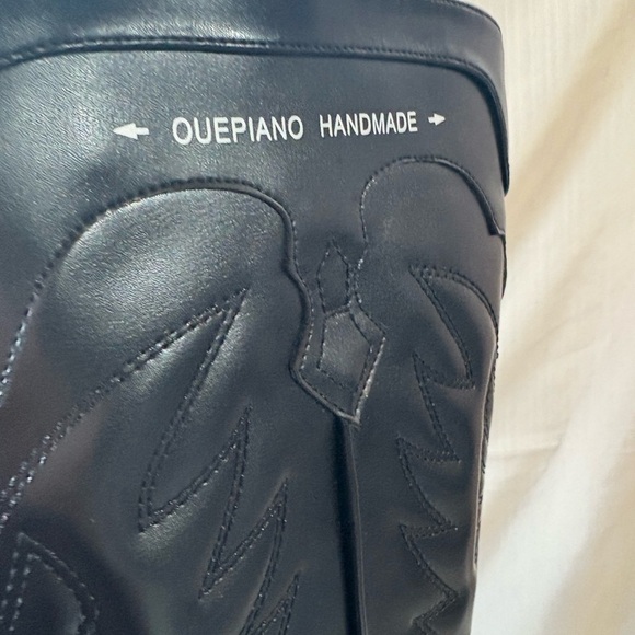 Cowgirl‎ Western Cowboy Chunky Heeled Boots Size 7.5 - Picture 5 of 9